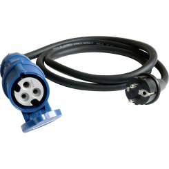 Weingärtner Kupplung CEE auf Schukostecker ohne Kontrollleuchte 