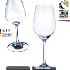 Silwy Magnet-Wein-Kristallgläser 2er-Set transparent 