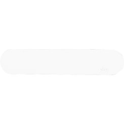 Silwy Metall-Leiste für Magnetgläser/Pins/Haken, weiß, 25cm 